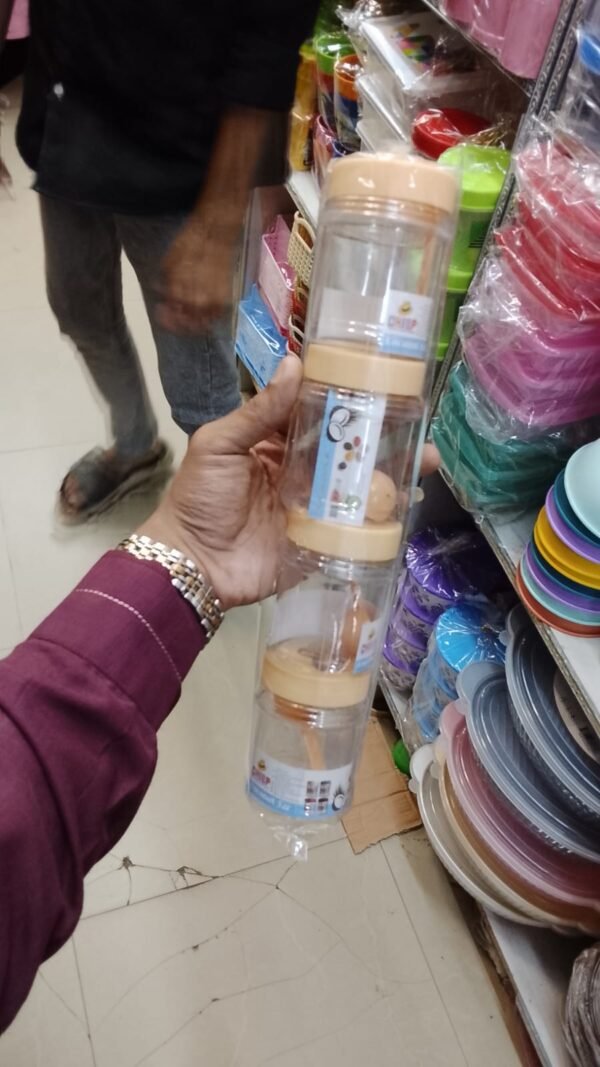 3-in-1 Manual Food Chopper & Storage Jar Set