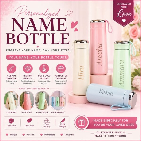 Customized Name Bottle